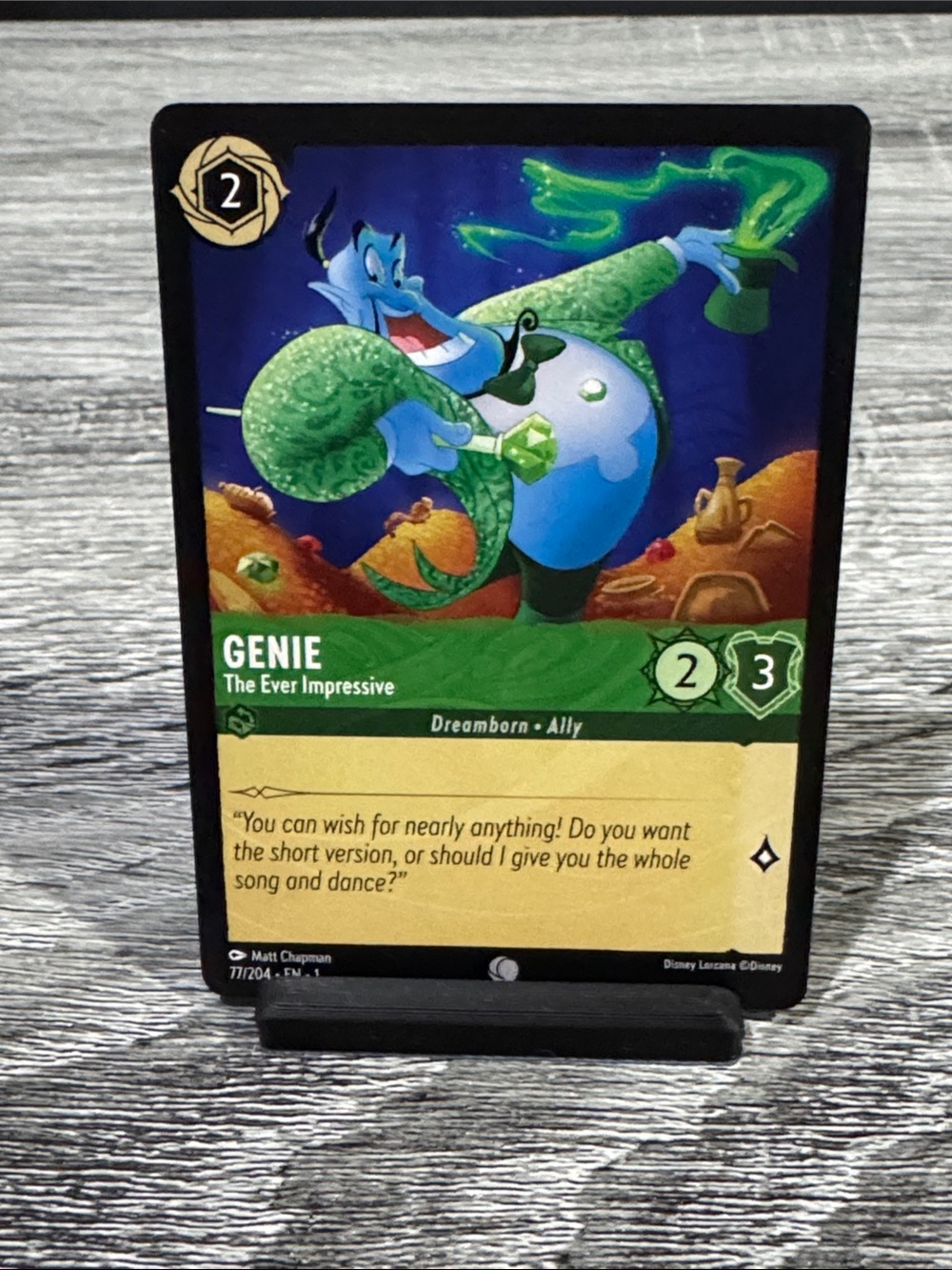 Disney | Lorcana: The First Chapter #77/204: Genie (The Ever Impressive) - Card